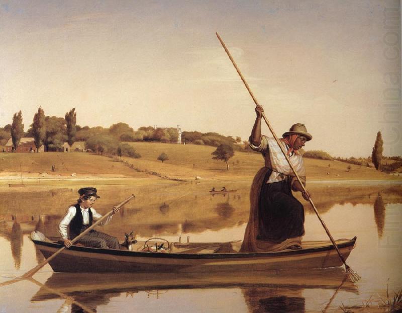 William Sidney Mount Eel Spearing at Setauket china oil painting image